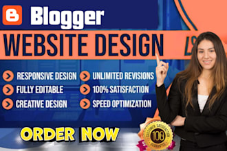 design a complete blogspot website with full SEO in 24 hours