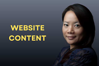 write SEO website content as your copy writer