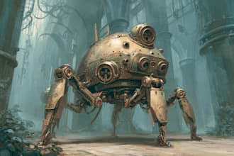draw a warhammer illustration