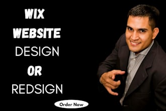 design wix website, redesign business wix website,  wix development