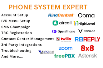setup ringcentral aircall zoom call 3cx vonage dialpad nextiva openphone expert