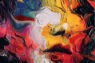 draw abstract painting art or color abstract art