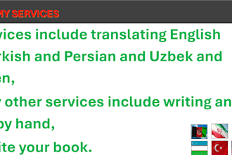 write and translate texts