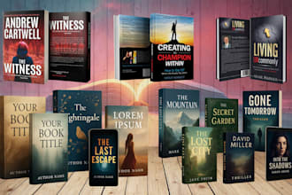 design book cover ebook cover kindle cover paperback cover