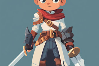 do simple 2d game characters