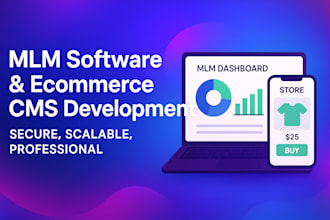 develop complete MLM website, MLM sales funnel, MLM software, woocommerce