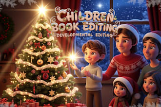 do children book editing proofread copy developmental edit kids story comic book