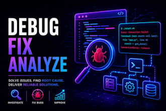 debug review and analyze your code