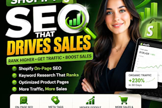 do shopify on page SEO and optimize product pages for better google ranking