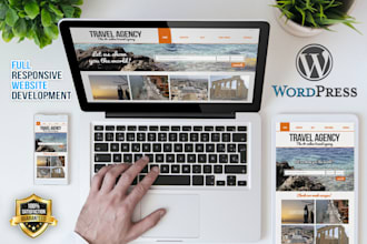 do wordpress website development, create ecommerce website, design wordpress