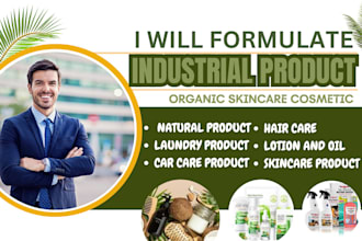 create cosmetic and household product formulations skincare shampoo, detergent
