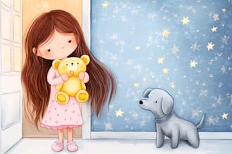 children book illustration and children book illustration