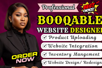 build a professional booqable rental website with SEO and online booking