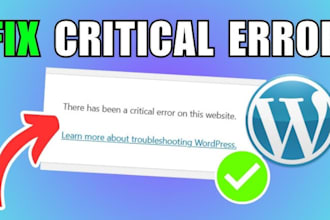 wordpress fix errors, crashes, and technical issues