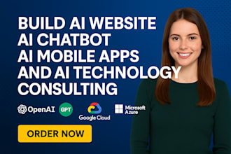build ai website ai chatbot ai mobile apps ai technology consulting