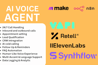 set up ai voice agent with vapi ai synthflow ai retell ai gohighlevel ai agent