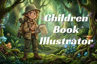 do children storybook illustration christian bible theme illustration watercolor
