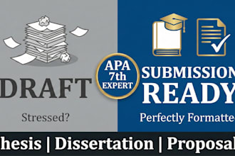 edit, refine structure, clarity, and formatting of your  thesis