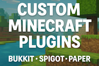 create custom minecraft plugins