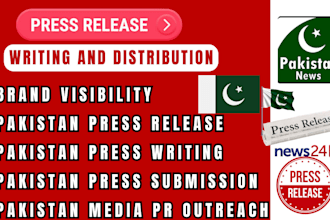 do pakistan press release writing and distribution articles to top media outlets