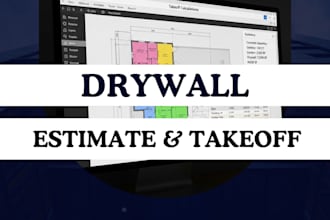 do drywall takeoff and estimation