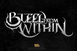 make a stoner doom metal logo