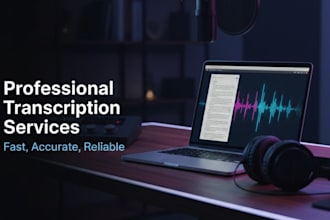 transcribe your audio or video to text with fast and accurate results