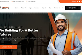 create construction website,contractor,plumbing, roofing and remodeling website