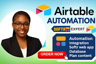 setup airtable database airtable automation airtable crm integrate softr zapier