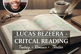 beta read and provide a critical analysis for your book, story, or script