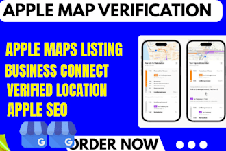 create apple maps verified listing, optimize and set up apple business connect