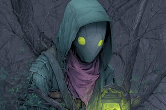 create a horror illustration