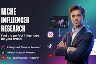 research and find the best influencers for your niche