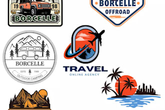 design custom travel logo design