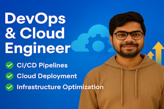 setup devops pipelines, automate ci cd, and deploy on AWS, docker, kubernetes