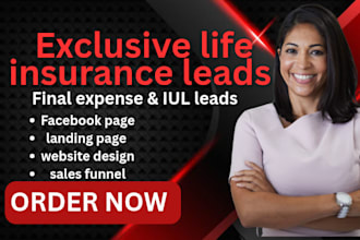 life insurance leads final expense leads health insurance life insurance website
