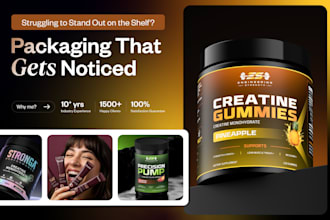 create fda compliant supplement label and packaging design