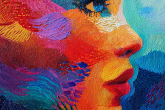 draw abstract painting art or color abstract art