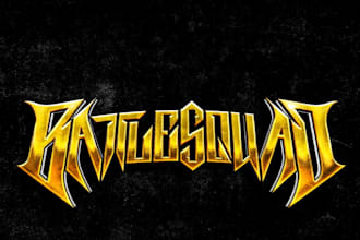 design custom heavy metal band logo