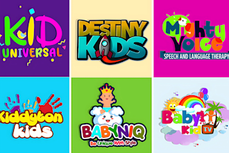 do a unique kids, daycare, childcare and preschool toy shop logo design