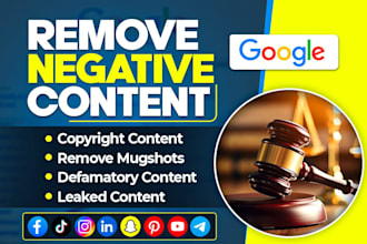 remove unwanted, defaming,false,bad negative,articles from google,under dmca