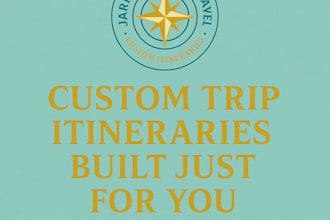 build a personalized trip itinerary