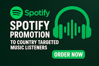 do spotify promotion to country targeted music listeners
