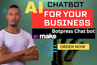 make ai chatbot or do ai automation with voiceflow, botpress, vapi ai and zapier