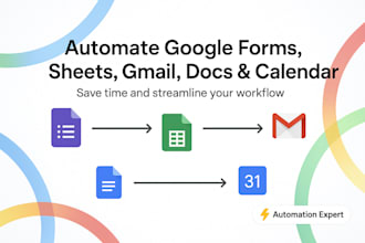 automate google forms, sheets, gmail, calender, docs to streamline your workflow