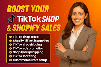 set up tiktok shop, shopify tiktok shop dropshipping, promote tiktok shop