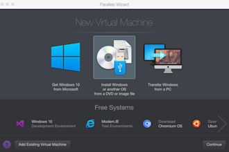 install windows 10,11 virtual machine on macx