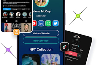 set up your linktree, linkinbio, beacons page