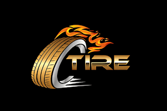 design modern automotive, auto paint, detailing and auto tire logo