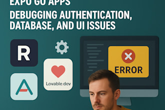 build react native expo go rork adalo mobile app, lovable v0 saas app, supabase